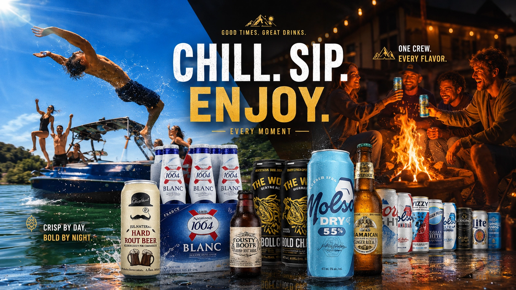 Premium beer collection and weekly beer deals