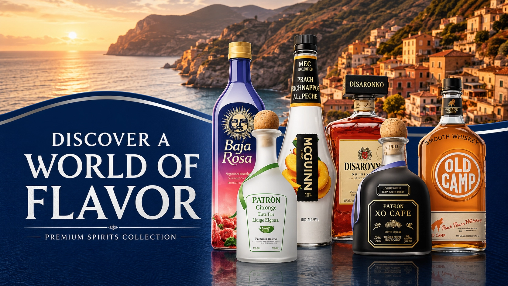 Liquor promotion banner